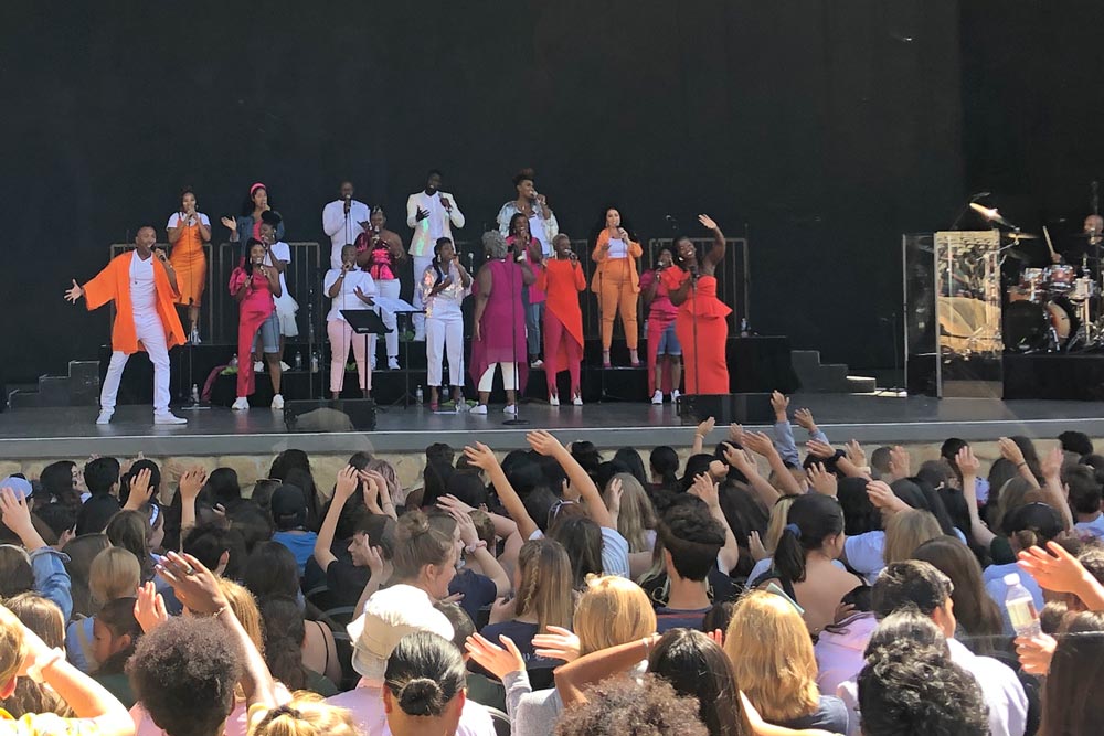 The Kingdom Choir at the Santa Barbra Bowl 